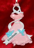 Princess Christmas Ornament Heavenly in Pink Personalized FREE at PersonalizedOrnamentsMarket.com by Russell Rhodes