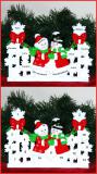 Tabletop Christmas Decoration Snowflakes for 7 Grandchildren Personalized FREE at PersonalizedOrnamentsMarket.com by Russell Rhodes