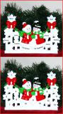 Tabletop Christmas Decoration Snowflakes Family of 8 Personalized FREE at PersonalizedOrnamentsMarket.com by Russell Rhodes