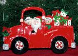 Tabletop Christmas Decoration Fire Engine Our Granddaughter Personalized FREE at PersonalizedOrnamentsMarket.com by Russell Rhodes