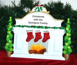 Tabletop Christmas Decoration Mantel Family 3 Personalized FREE at PersonalizedOrnamentsMarket.com by Russell Rhodes