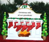 Tabletop Christmas Decoration Mantel for 9 Personalized FREE at PersonalizedOrnamentsMarket.com by Russell Rhodes