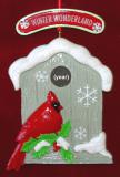 New Home Christmas Ornament Winter Wonderland Personalized FREE at PersonalizedOrnamentsMarket.com by Russell Rhodes