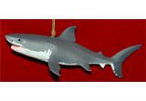 Great White Shark Christmas Ornament Personalized FREE at PersonalizedOrnamentsMarket.com by Russell Rhodes