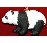 Panda Cub Christmas Ornament Personalized FREE at PersonalizedOrnamentsMarket.com by Russell Rhodes