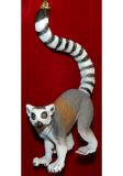 Ring-Tailed Lemur Christmas Ornament Personalized FREE at PersonalizedOrnamentsMarket.com by Russell Rhodes