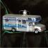 Class C Motor Home Glass Christmas Ornament Personalized FREE at PersonalizedOrnamentsMarket.com by Russell Rhodes