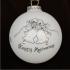 Ringing in Our Anniversary Christmas Ornament Personalized FREE at PersonalizedOrnamentsMarket.com by Russell Rhodes