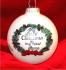My First Christmas in My New Home Glass Christmas Ornament Personalized FREE at PersonalizedOrnamentsMarket.com by Russell Rhodes