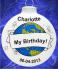 Global Event: My Birthday! Christmas Ornament Personalized FREE at PersonalizedOrnamentsMarket.com by Russell Rhodes