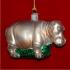 Hippopotamus Glass Christmas Ornament Personalized FREE at PersonalizedOrnamentsMarket.com by Russell Rhodes