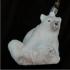 Polar Bear with Baby Bear Cub Glass Christmas Ornament Personalized FREE at PersonalizedOrnamentsMarket.com by Russell Rhodes