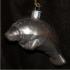 Manatee Glass Christmas Ornament Personalized FREE at PersonalizedOrnamentsMarket.com by Russell Rhodes