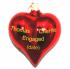 Loving Heart Glass Christmas Ornament Personalized FREE at PersonalizedOrnamentsMarket.com by Russell Rhodes