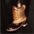 Field Boot Glass Christmas Ornament Personalized FREE at PersonalizedOrnamentsMarket.com by Russell Rhodes