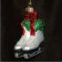 Holiday Skates Glass Christmas Ornament Personalized FREE at PersonalizedOrnamentsMarket.com by Russell Rhodes