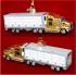 Top of the Line Semi Truck Christmas Ornament Personalized FREE at PersonalizedOrnamentsMarket.com by Russell Rhodes