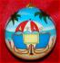 Beach Engagement Christmas Ornament Personalized FREE at PersonalizedOrnamentsMarket.com by Russell Rhodes