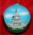 United States Capitol Building Christmas Ornament Personalized FREE at PersonalizedOrnamentsMarket.com by Russell Rhodes