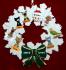 Single Person Christmas Ornament Holiday Wreath with 7 Dogs, Cats, or Other Pets Add-ons Personalized FREE at PersonalizedOrnamentsMarket.com by Russell Rhodes