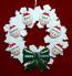 Grandparents Christmas Ornament Celebration Wreath Green Bow 6 Grandkids Personalized by RussellRhodes.com