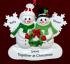 Couple Christmas Ornament White Xmas Personalized FREE at PersonalizedOrnamentsMarket.com by Russell Rhodes