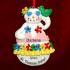 Winter Holiday Snowlady Christmas Ornament Personalized FREE at PersonalizedOrnamentsMarket.com by Russell Rhodes