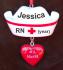 Special Nurse Christmas Ornament Personalized FREE at PersonalizedOrnamentsMarket.com by Russell Rhodes