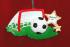 Soccer Christmas Ornament Personalized FREE at PersonalizedOrnamentsMarket.com by Russell Rhodes