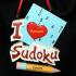 Sudoku Christmas Ornament Personalized FREE at PersonalizedOrnamentsMarket.com by Russell Rhodes