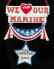 We Love Our Marine Christmas Ornament Personalized FREE at PersonalizedOrnamentsMarket.com by Russell Rhodes