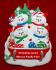 Family Christmas Ornament Sledding Fun for 4 Personalized FREE at PersonalizedOrnamentsMarket.com by Russell Rhodes