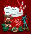 Grandparents Christmas Ornament 5 Grandkids Cocoa in the Morning Personalized FREE at PersonalizedOrnamentsMarket.com by Russell Rhodes