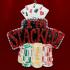 Chips Are Stacked Las Vegas Christmas Ornament Personalized FREE at PersonalizedOrnamentsMarket.com by Russell Rhodes