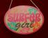 Surfer Girl Christmas Ornament Personalized FREE at PersonalizedOrnamentsMarket.com by Russell Rhodes