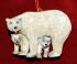 Polar Bear Christmas Ornament Personalized FREE at PersonalizedOrnamentsMarket.com by Russell Rhodes