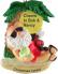 Beach Santa Christmas Ornament Personalized FREE at PersonalizedOrnamentsMarket.com by Russell Rhodes