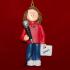 Singing Christmas Ornament Virtuoso Brunette Female Personalized FREE at PersonalizedOrnamentsMarket.com by Russell Rhodes