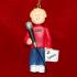 Singing Christmas Ornament Virtuoso Blond Male Personalized FREE at PersonalizedOrnamentsMarket.com by Russell Rhodes