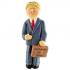 Professional Graduation Christmas Ornament Blond Male Personalized FREE at PersonalizedOrnamentsMarket.com by Russell Rhodes