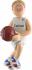 Basketball Ornament the Champ - Blond Male Personalized FREE at PersonalizedOrnamentsMarket.com by Russell Rhodes