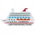 Anniversary Christmas Ornament Cruise Ship Personalized by RussellRhodes.com