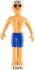 Swimming Christmas Ornament Male Personalized FREE at PersonalizedOrnamentsMarket.com by Russell Rhodes