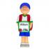 First Day of School Christmas Ornament Male Personalized FREE at PersonalizedOrnamentsMarket.com by Russell Rhodes