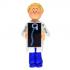 Chiropractor Christmas Ornament Blond Male Personalized FREE at PersonalizedOrnamentsMarket.com by Russell Rhodes