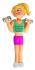 Aerobics & Weight Training Christmas Ornament Blond Female Personalized FREE at PersonalizedOrnamentsMarket.com by Russell Rhodes