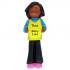 Pregnant Christmas Ornament African American Female Personalized FREE at PersonalizedOrnamentsMarket.com by Russell Rhodes