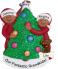 2 Grandkids African American Christmas Ornament with Dogs, Cats, Pets Custom Added Personalized FREE at PersonalizedOrnamentsMarket.com by Russell Rhodes