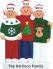 Family Christmas Ornament Dressed to Impress for 3 Personalized FREE at PersonalizedOrnamentsMarket.com by Russell Rhodes