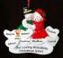 Grandparents Christmas Ornament Surrounded by Love 5 Grandkids with Pets Personalized FREE at PersonalizedOrnamentsMarket.com by Russell Rhodes